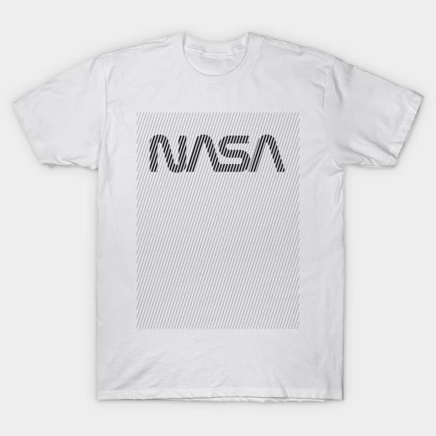 Scratched NASA logo T-Shirt by Creatum